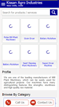 Mobile Screenshot of kissanagroindustries.com
